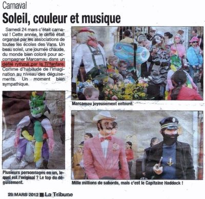 Carnaval des Vans - le 24 mars 2012